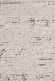 Dynamic Rugs TRONO 5480-191 Ivory and Silver